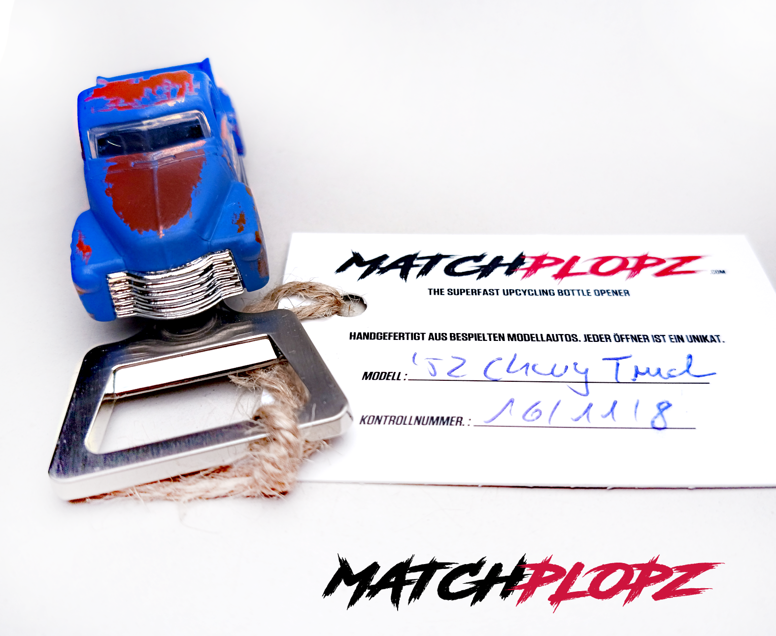 Mercedes Benz G-Class bottle opener model car toy car from MATCHPLOPZ car retro gift birthday gift friend man blue