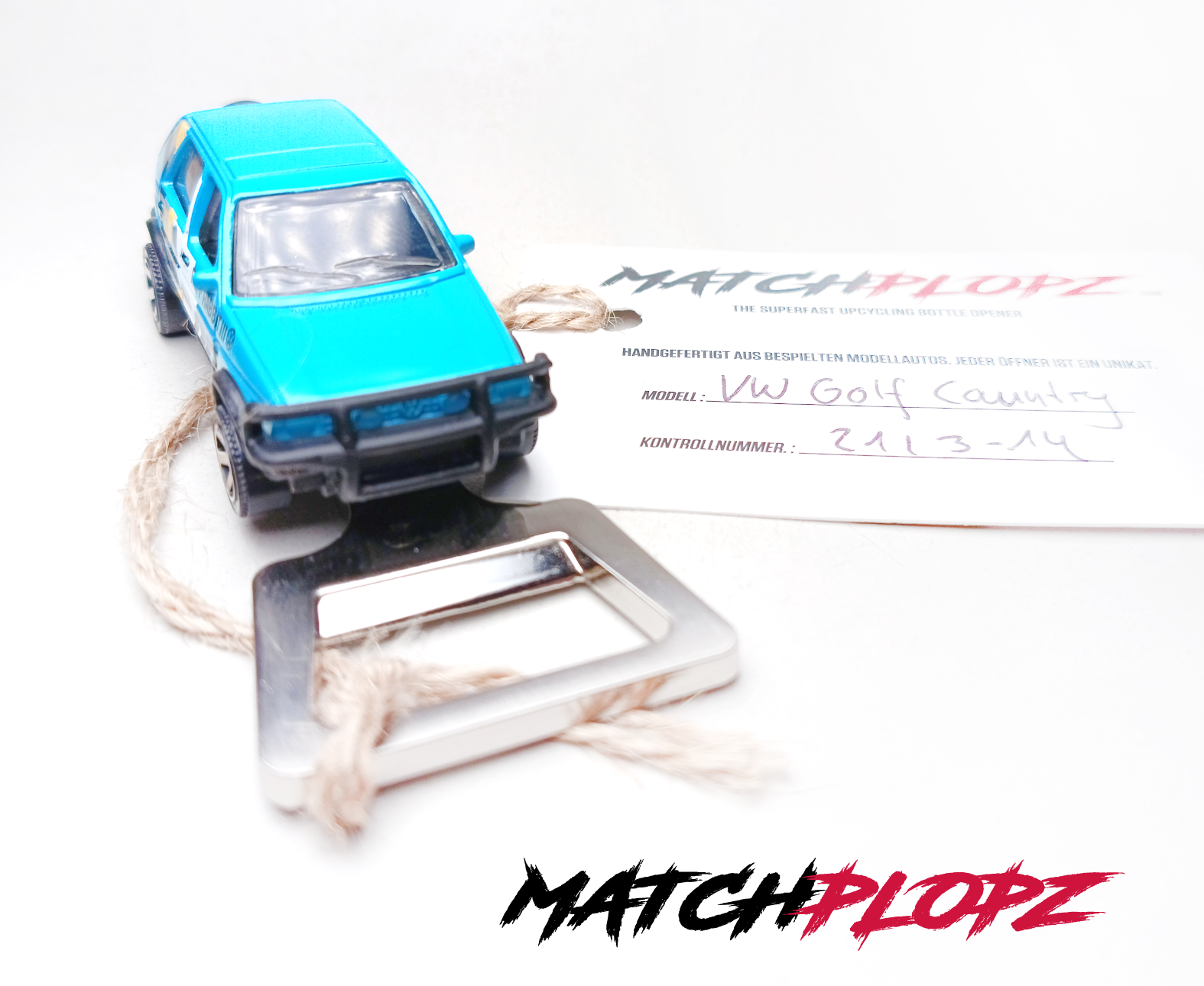 FORD Capri bottle opener model car toy car from MATCHPLOPZ vintage retro gift birthday man friend car orange II