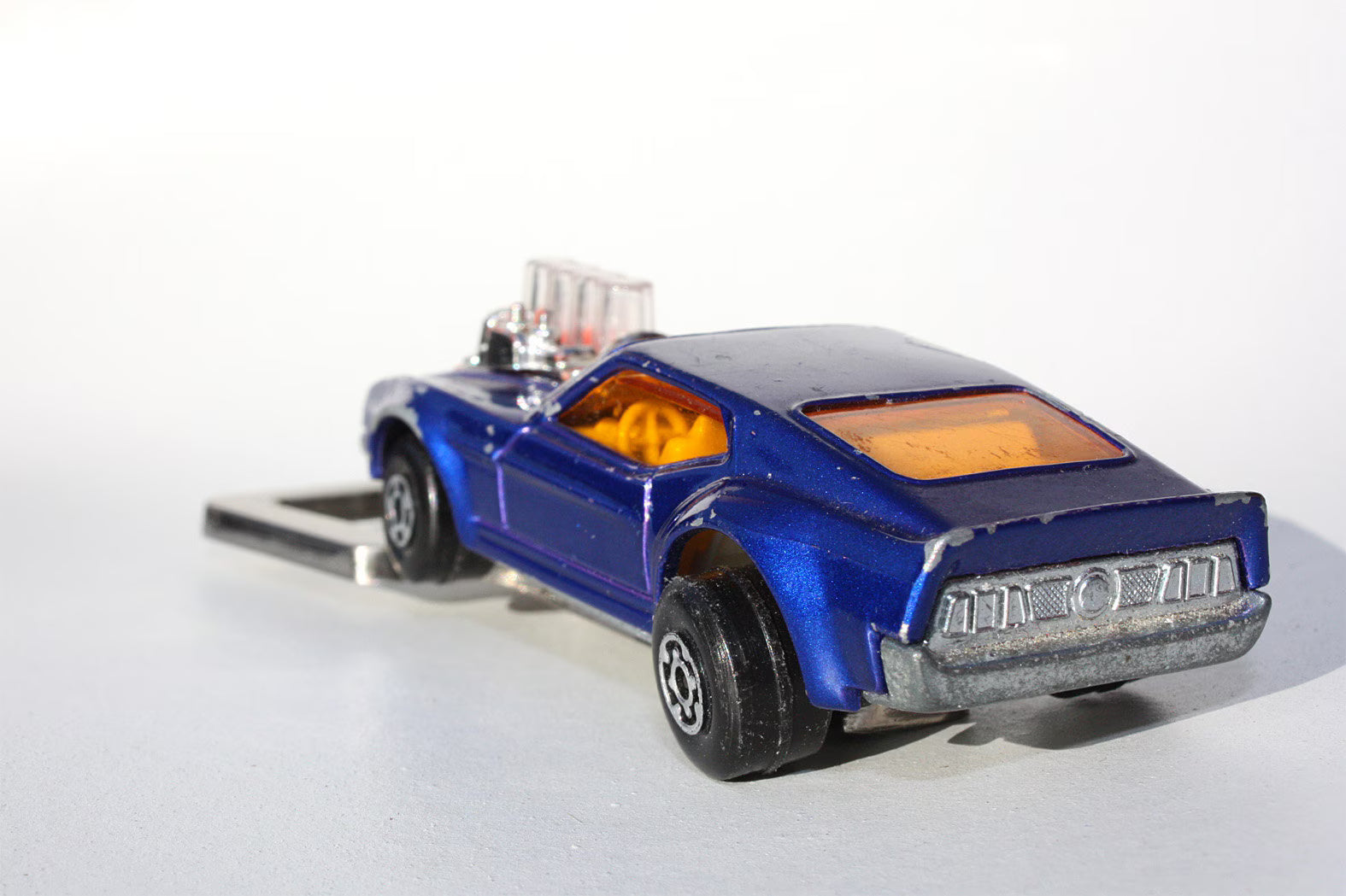 FORD Mustang bottle opener model car toy car from MATCHPLOPZ vintage retro gift birthday gift friend man car blue